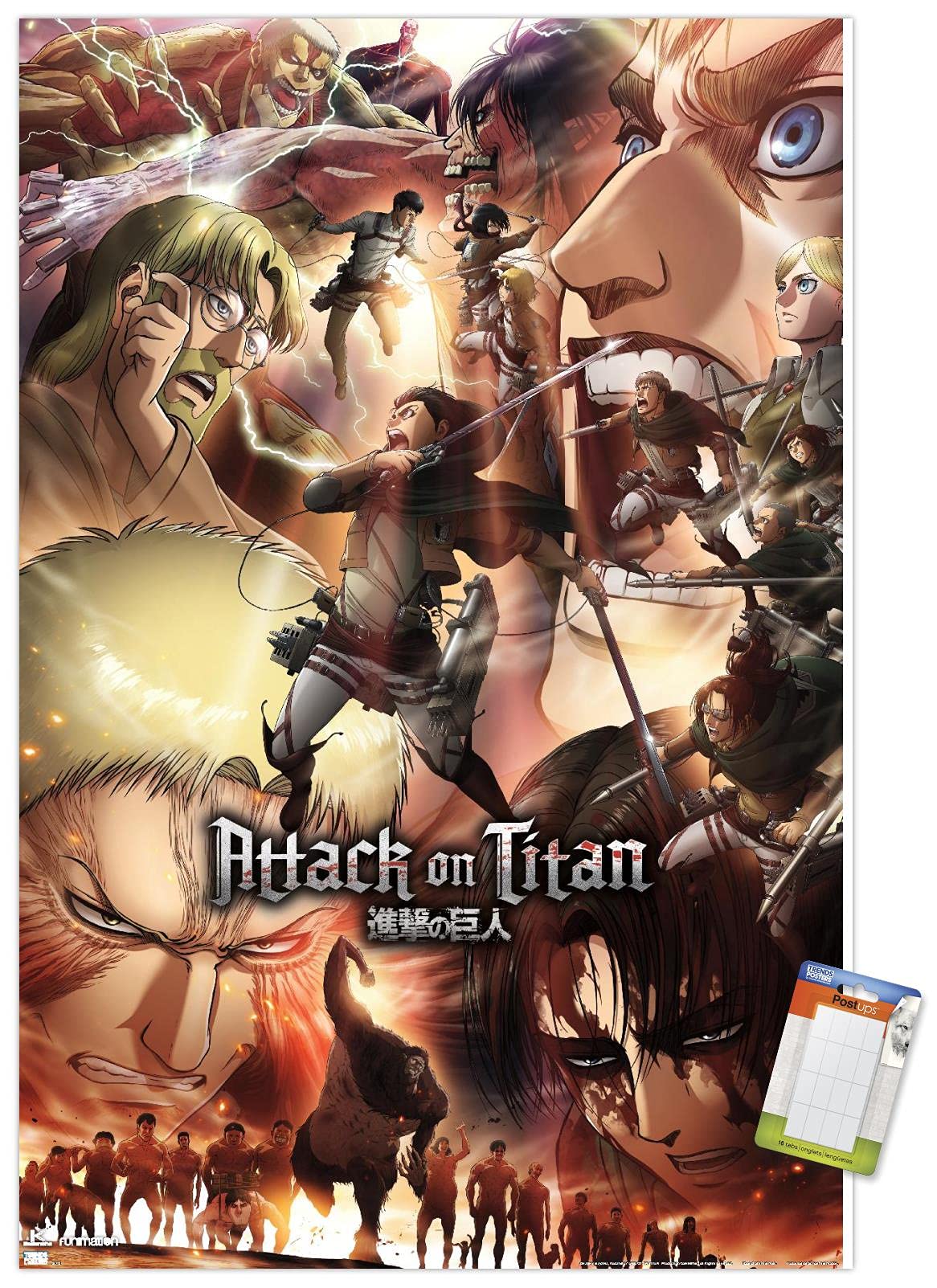 Amazon.com: Trends International Attack on Titan: Season 3 - Key